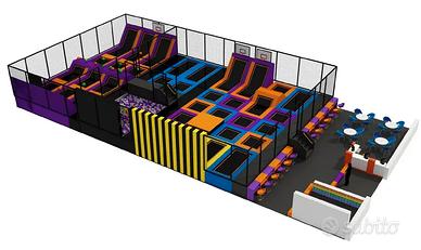 Trampoline Park su Misura, Fabbrica 100% Italiana