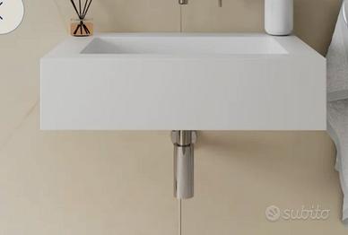 Lavabo in marmoresina larghezza 70 cm