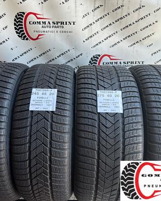 4 PNEUMATICI 245/45 275/40 R20 PIRELLI INVERNALI