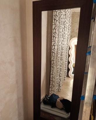 Specchio in rovere scuro