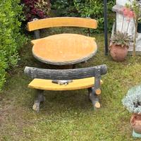 ARREDAMENTO da GIARDINO  MURATURA EFF.LEGNO