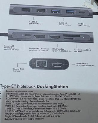Docking Station USB-C Icy Box IB-DK4050