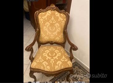 sedia stile barocco 