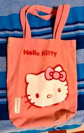 Shopper tote bag e portamonete Hello Kitty