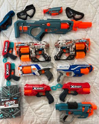 Pistole Nerf e X-shot