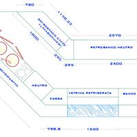 Bancone e vetrina completi bar caffetteria