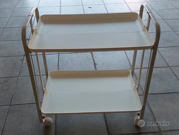Carrello portavivande pieghevole vintage