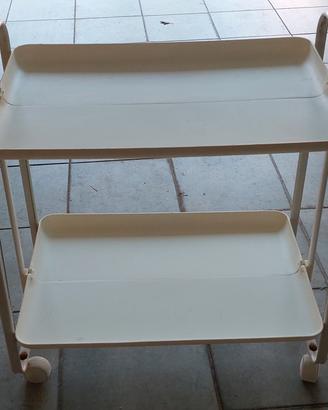 Carrello portavivande pieghevole vintage