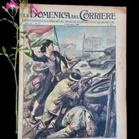 La Domenica del Corriere 11 novembre 1956 Val Susa