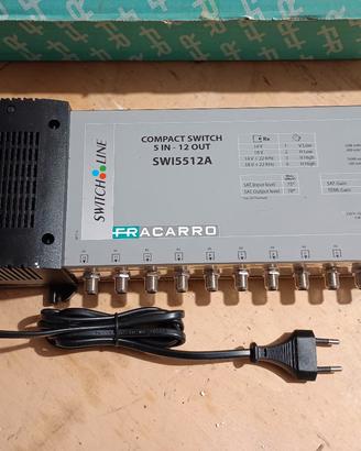 MULTISWITCH FRACARRO SWI5512A Satellitare