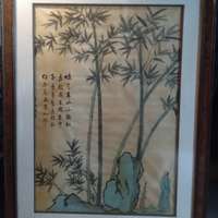 Quadro orientale dipinto a mano