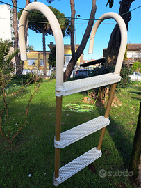 Scaletta amovibile 3 gradini alluminio