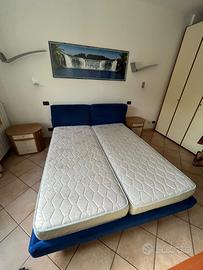 Struttura letto matrimoniale testiere reclinabili