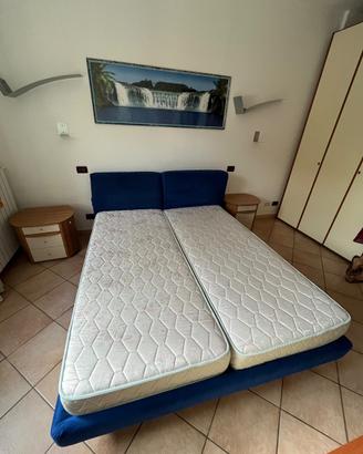 Struttura letto matrimoniale testiere reclinabili