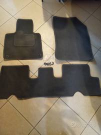 Tappeti in moquette grigio topo Citroen C4 Picasso