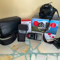 CANON EOS 750D + EF-S 18-55 + SPEEDLIGHT 430EXII