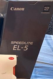 Canon speedlite EL-5 flash da studio