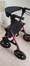 Deambulatore in Alluminio Crosser con ruote Grandi