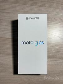 Motorola Moto g06 - NUOVO mai usato +cover e cavo