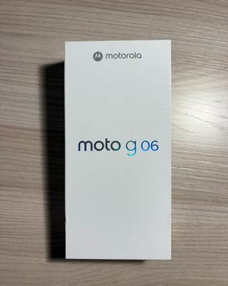 Motorola Moto g06 - NUOVO mai usato +cover e cavo