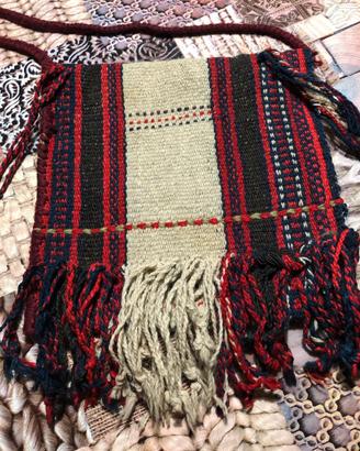 Borsa in lana di cammello