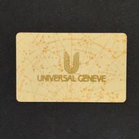 CARTA CARD GARANZIA  OROLOGI UNIVERSAL GENEVE 