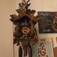 orologio a cucù foresta nera carillon 8 giorni 