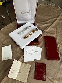 CARTIER - set penna e portamine Must II anni 90