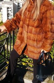 pelliccia di visone orizzontale 