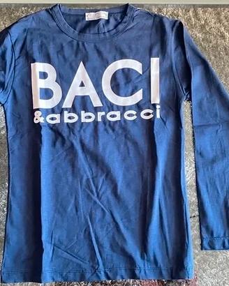 T-shirt Baci & Abbracci bambino 8 anni