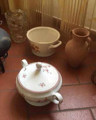 VAso antico messicano terracotta fatta a mano arti