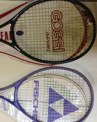 2 Racchette da tennis vintage 