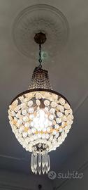 Lampadario vintage in stile mongolfiera