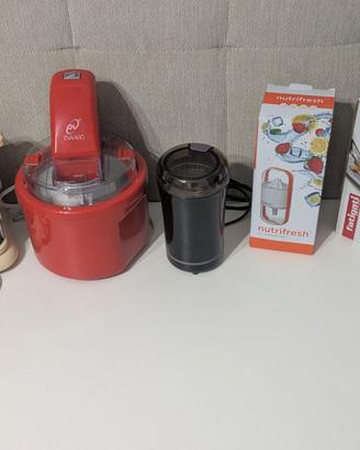 Tostapane, gelatiera, macina caffé e altro