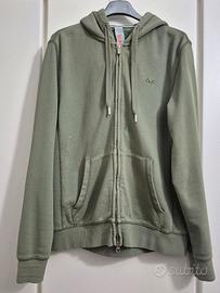 Felpa uomo SUN 68 verde oliva.