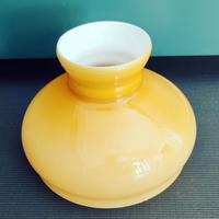 Paralume vintage vetro giallo