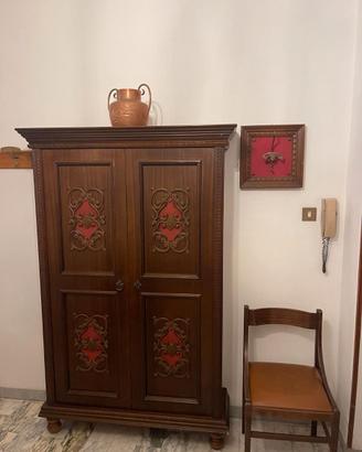 Cappelliera antica con appendiabito  abbinato