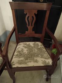 divanetto e due poltroncine 