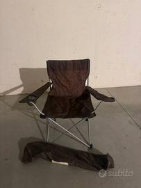 sedia campeggio quechua