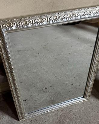 Specchio Decorativo --- Cornice Argento ---