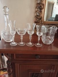 set bicchieri di cristallo rcr