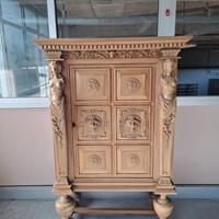 Mobile legno massello intarsiato