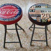 Sgabelli vintage pieghevoli 