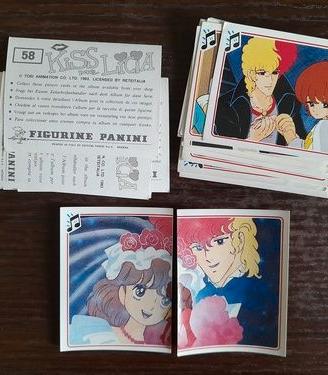33 figurine diverse Kiss me licia panini 1985