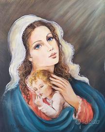 QUADRO MADONNA CON BAMBINO
