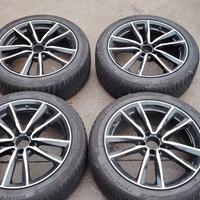 4 cerchi in lega con gomme inv. mercedes 235 45 19