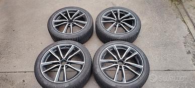 4 cerchi in lega con gomme inv. mercedes 235 45 19