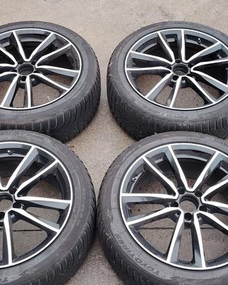 4 cerchi in lega con gomme inv. mercedes 235 45 19