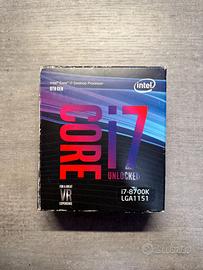 Intel® Core™ i7-8700K Processor 12M Cache, up to 4