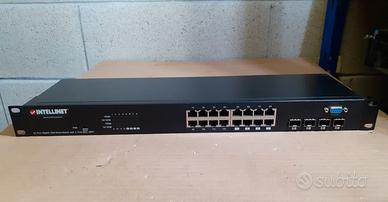 Switch Intellinet 523547 16 porte Ethernet + 4 SFP